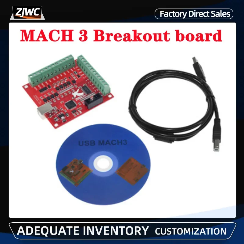 Mach3 Usb Cnc Controller 4 Axis 100Khz - 3 szt./zestaw 1 szt. 4-osiowy kontroler