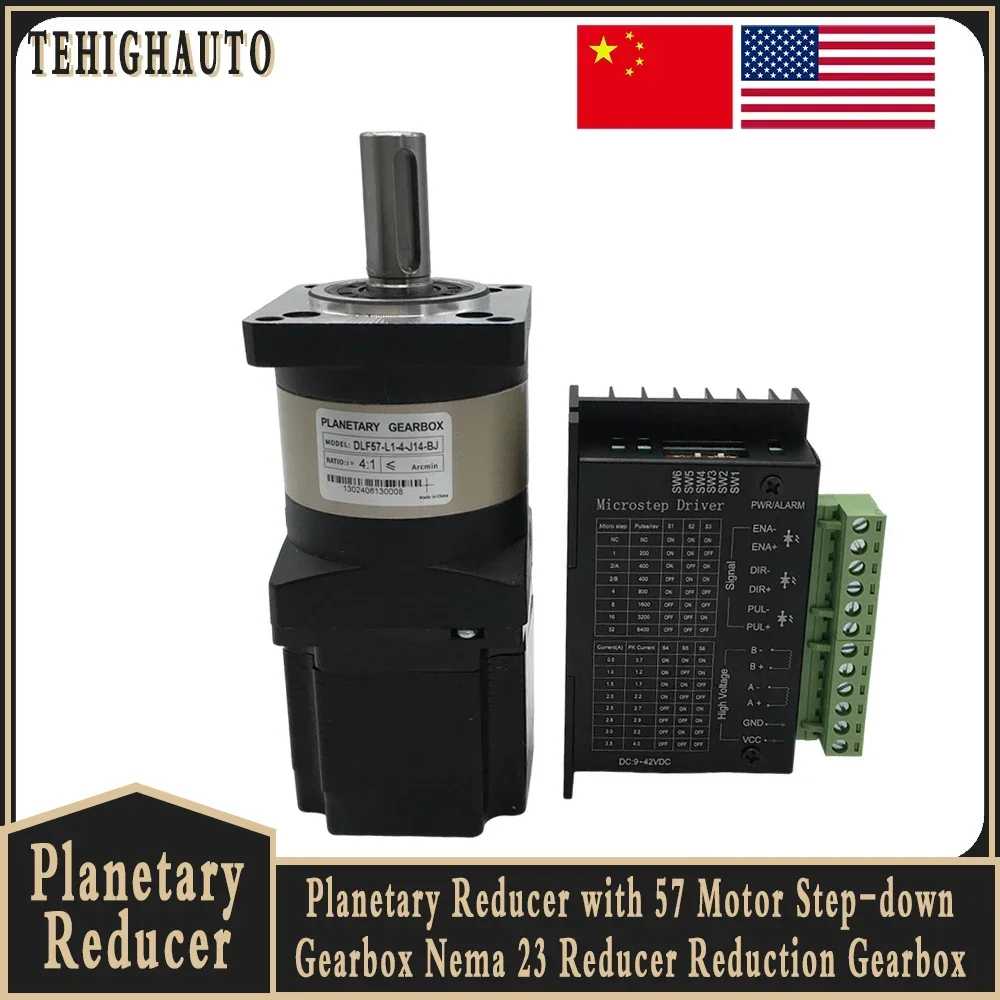 Nema 23 Closed Loop Stepper Motor Driver Kit - Przekładnia planetarna 57 Silnik TB6600 Zestaw
