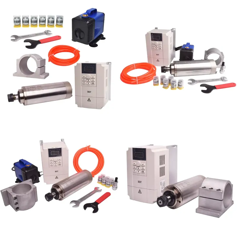 2.2Kw Water Cooled Spindle Kit Vfd - Zestaw wrzeciona GDZ80 2.2kw chłodzonego wodą