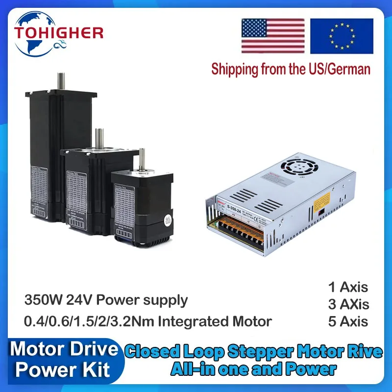Nema 23 Closed Loop Stepper Motor Driver Kit - Zestaw sterownika silnika krokowego Nema17 Nema23,