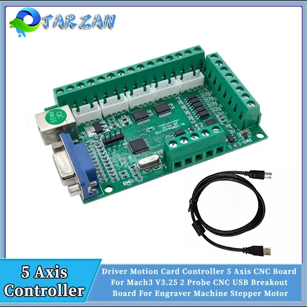 5 Axis Cnc Breakout Board Interface Mach3 - Płytka interfejsu CNC 5-osiowego Mach3, płytka