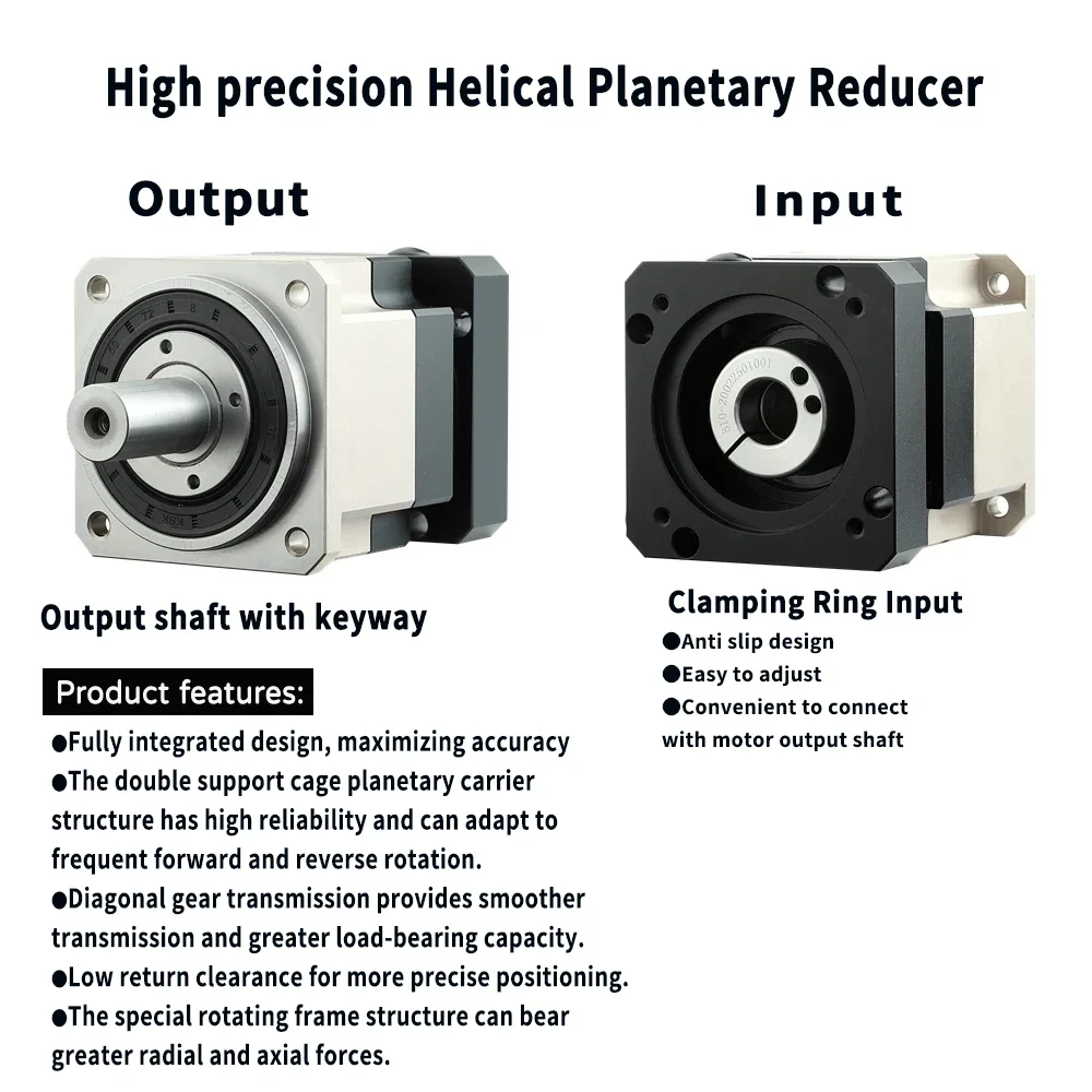 Planetary Gearbox Reducer Nema 23 34 - Przekładnia planetarna ze zębatką ślimakową Nema23/Nema