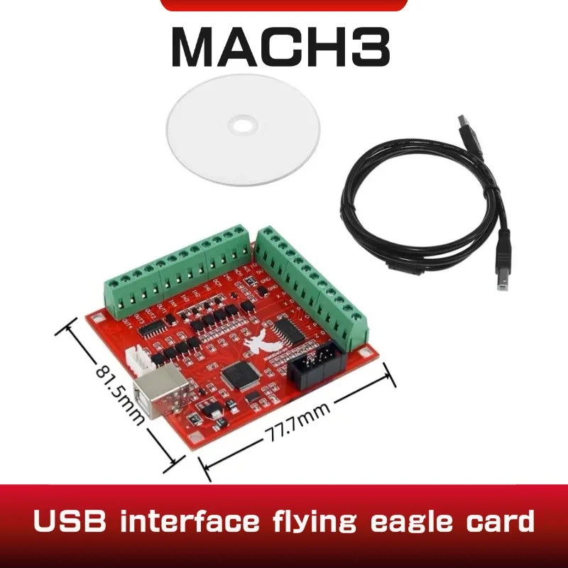 Mach3 Usb Cnc Controller 4 Axis 100Khz - 1 SZT. PŁYTKA ROZSZERZAJĄCA CNC USB