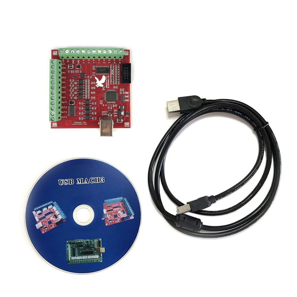Mach3 Usb Cnc Controller 4 Axis 100Khz - CNC USB MACH3 100Khz tabliczka zaciskowa