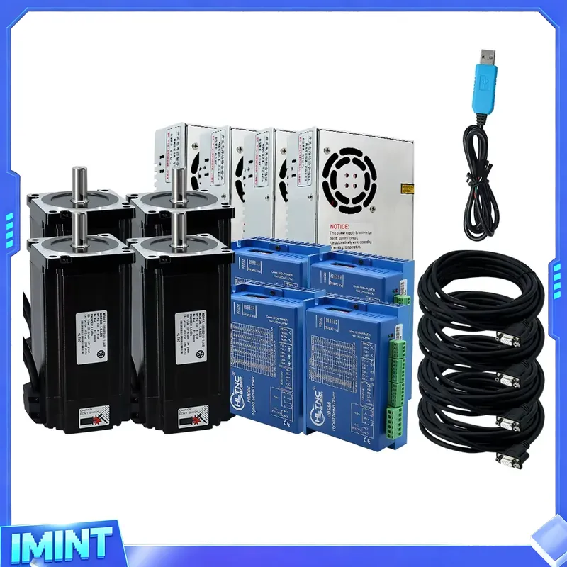 Zestaw 4-osiowego silnika krok – Hybrid Servo Driver Nema 34 8.5Nm recenzja i cena