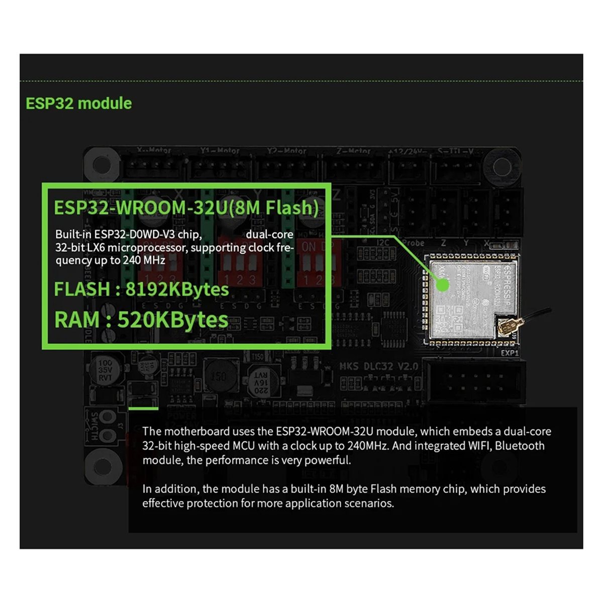 Nowa Elektroniczna Płytka Ster – Grbl 32 Bit Control Board Offline Display recenzja i cena