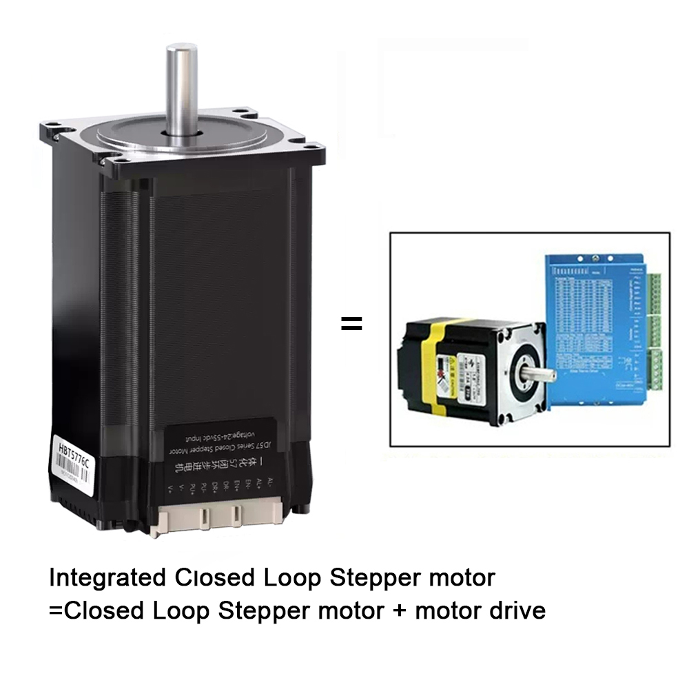 Zintegrowany silnik krokowy z  – Nema 23 Closed Loop Stepper Motor Driver Kit recenzja i cena