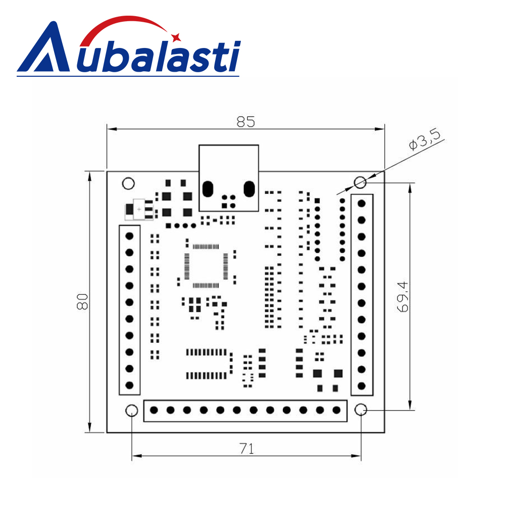 Płytka rozszerzeń Aubalasti CN – Mach3 Usb Cnc Controller 4 Axis 100Khz recenzja i cena