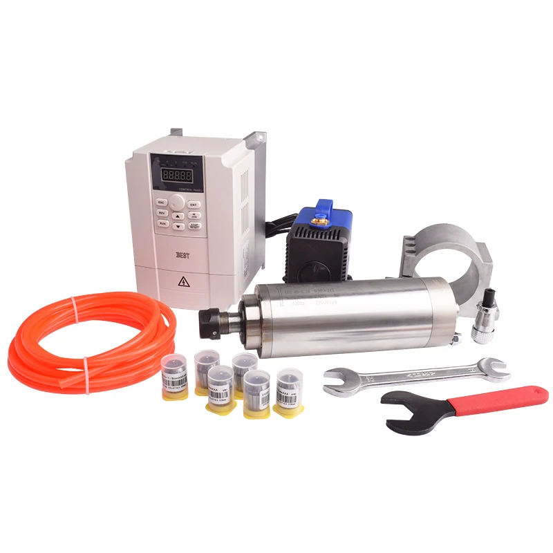 Tani, szybki wrzeciono-głowica – 2.2Kw Water Cooled Spindle Kit Vfd recenzja i cena