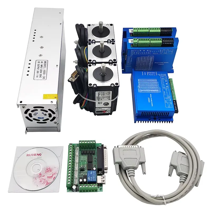3-osiowy zestaw CNC 2N.m Nema2 – Nema 23 Closed Loop Stepper Motor Driver Kit recenzja i cena