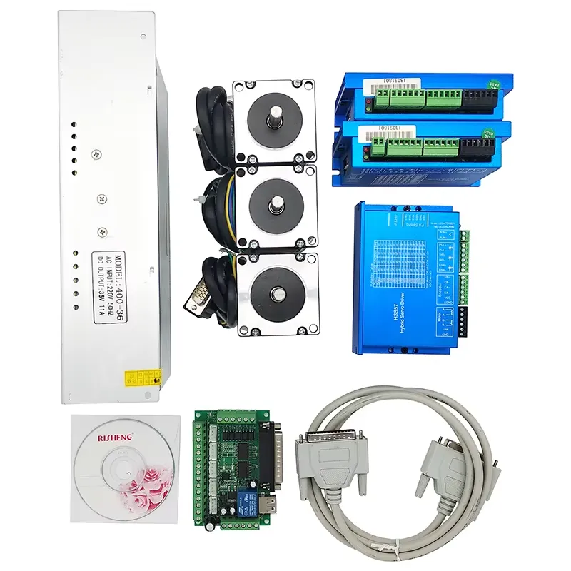 3-osiowy zestaw CNC 2N.m Nema2 – Nema 23 Closed Loop Stepper Motor Driver Kit recenzja i cena
