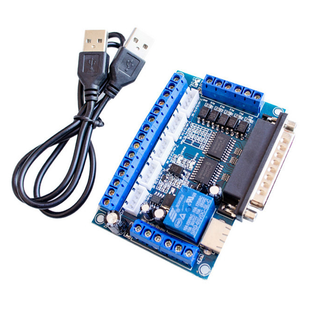 Adapter interfejsu CNC 5-osiow – 5 Axis Cnc Breakout Board Interface Mach3 recenzja i cena