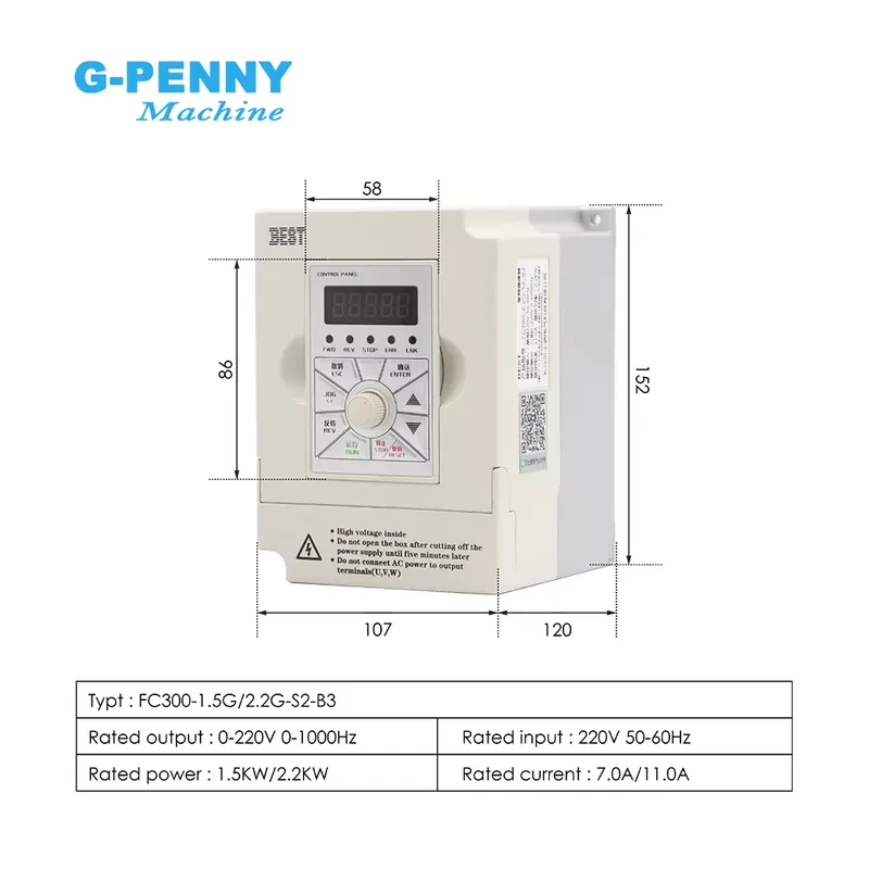 Zestaw wrzeciona chłodzonego w – 2.2Kw Water Cooled Spindle Kit Vfd recenzja i cena