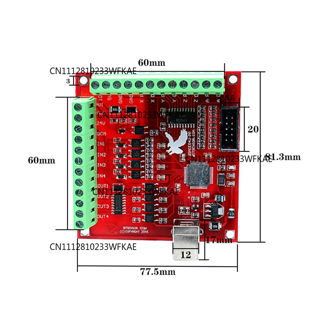 Płytka rozszerzeń CNC USB MACH – Mach3 Usb Cnc Controller 4 Axis 100Khz recenzja i cena
