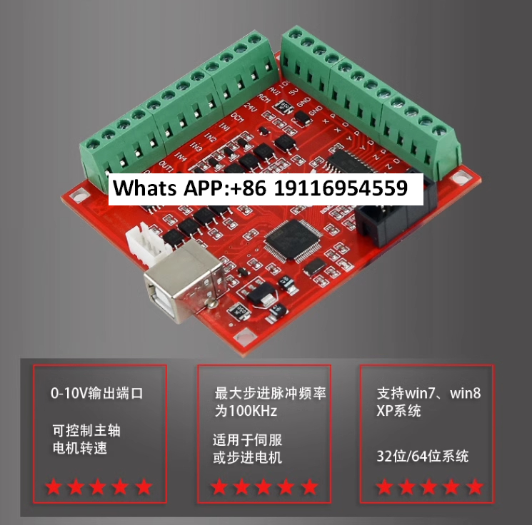 Płytka rozszerzeń CNC MACH3 10 – Mach3 Usb Cnc Controller 4 Axis 100Khz recenzja i cena