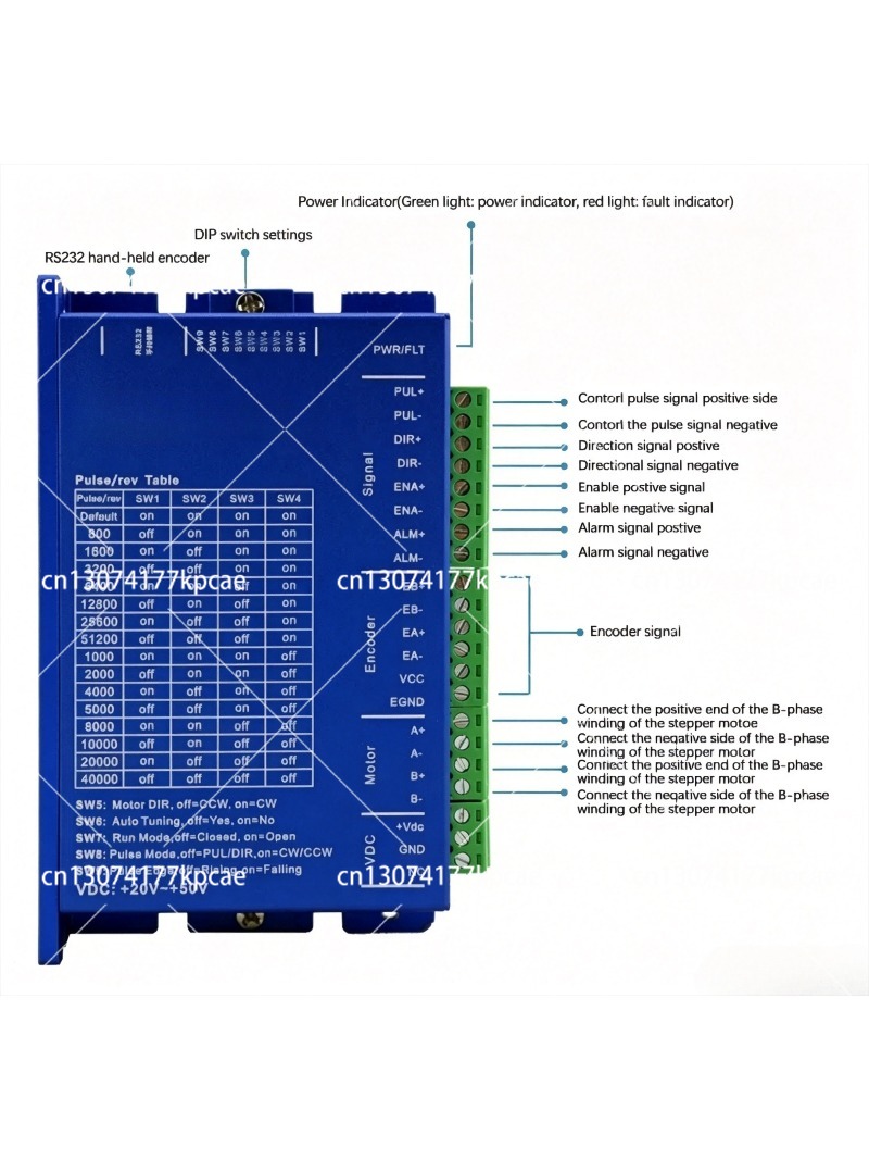 Zestaw sterownika do 2-fazoweg – Nema 23 Closed Loop Stepper Motor Driver Kit recenzja i cena