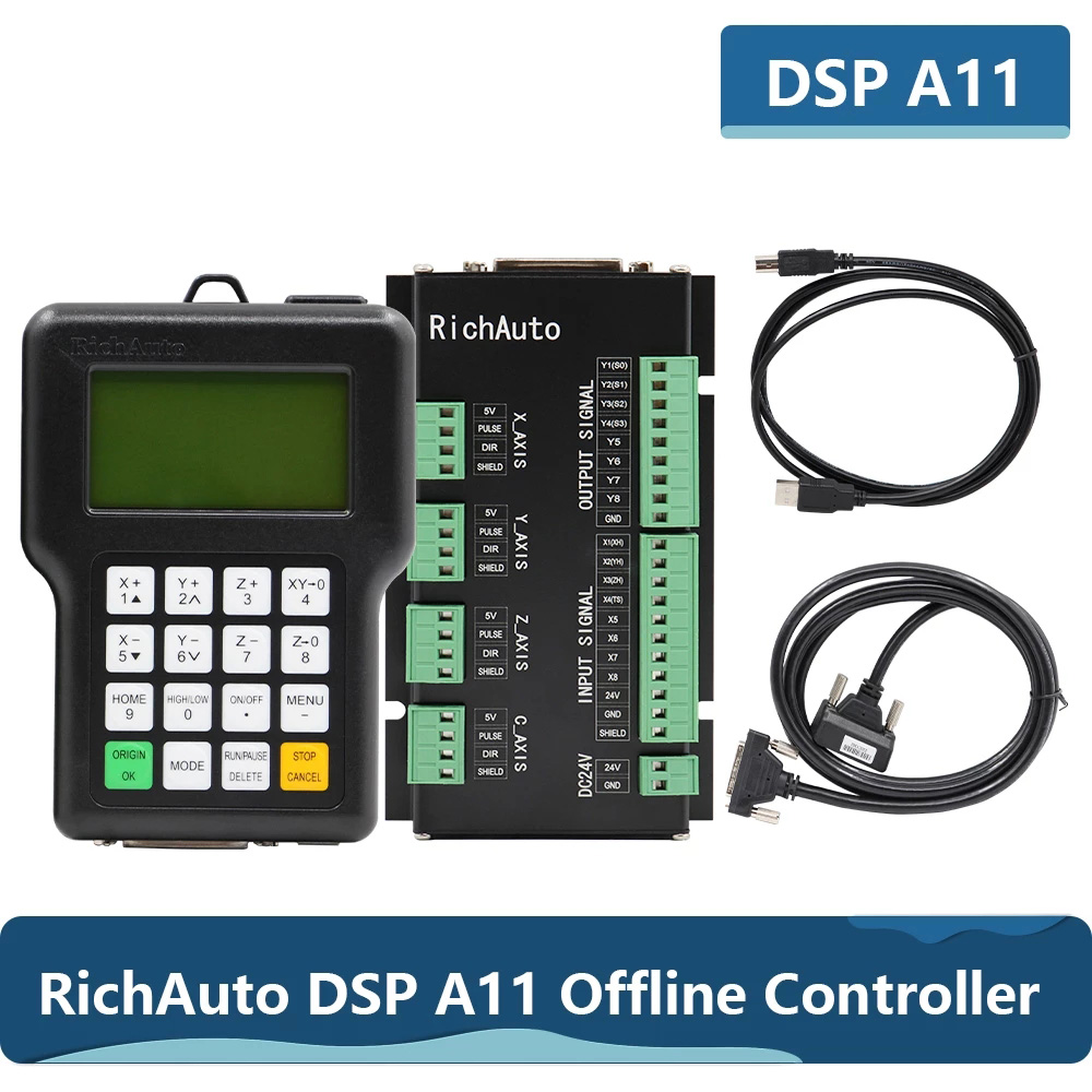 RichAuto DSP A11 sterownik CNC – Richauto A11 Dsp Controller 3 Axis recenzja i cena