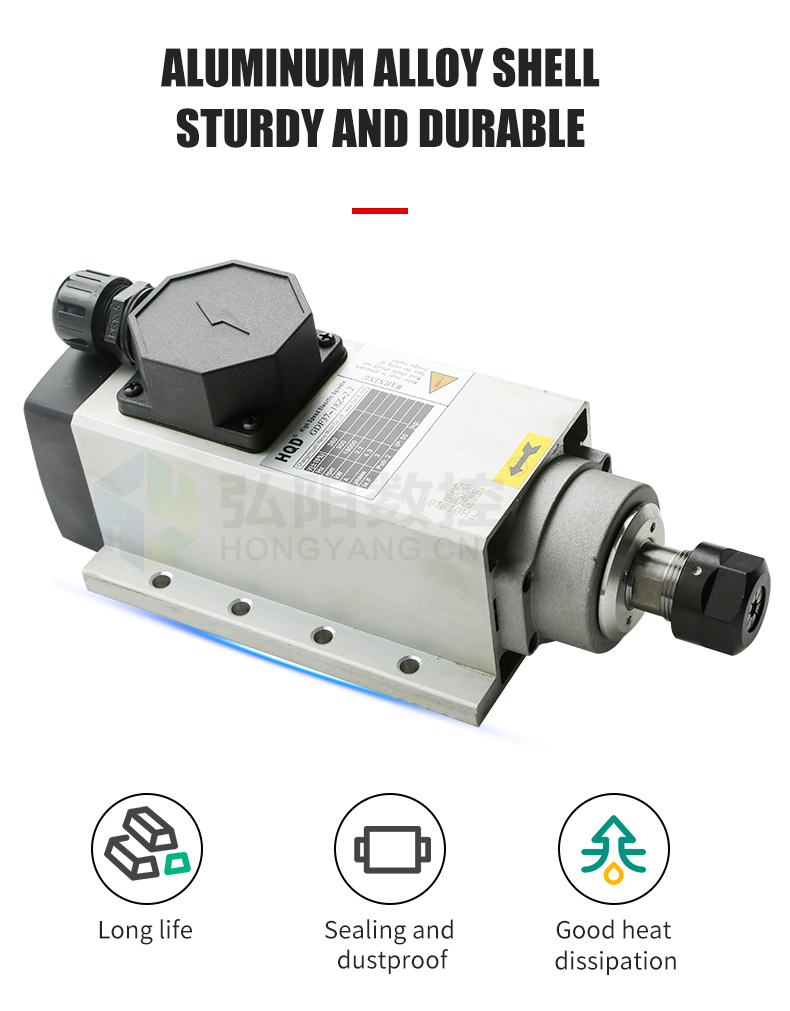 Silnik wrzeciona frezarskiego  – 2.2Kw Water Cooled Spindle Kit Vfd recenzja i cena