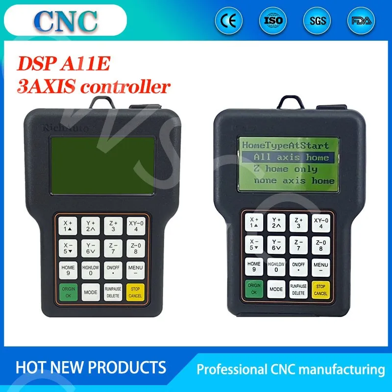 RichAuto DSP A11E 3-osiowy kon – Richauto A11 Dsp Controller 3 Axis recenzja i cena