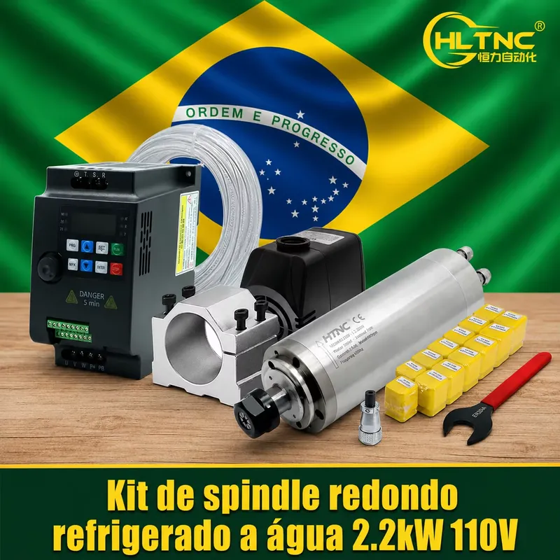 Brazylijski silnik wrzecionowy – 2.2Kw Water Cooled Spindle Kit Vfd recenzja i cena