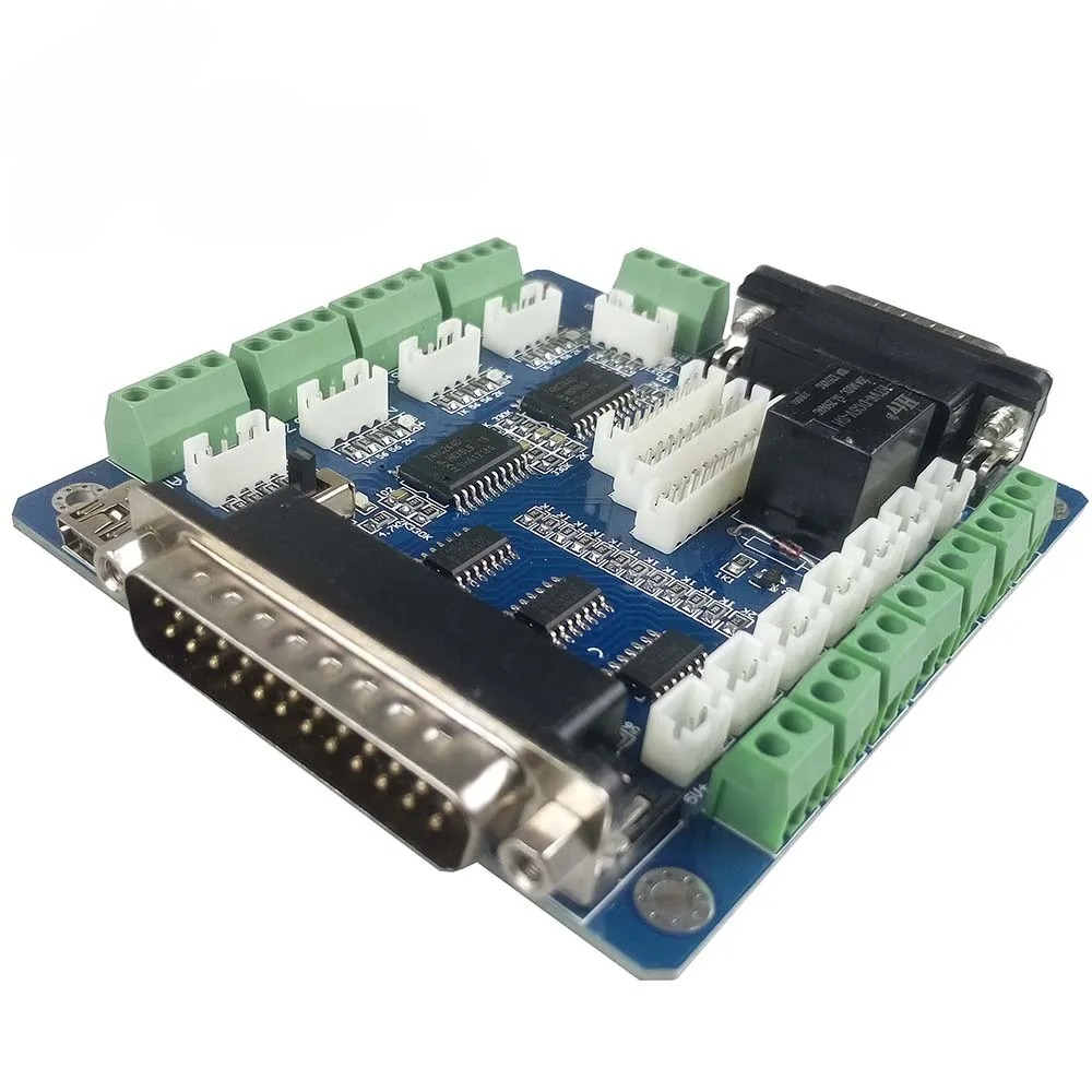 Płytka sterująca Mach3 5-osiow – 5 Axis Cnc Breakout Board Interface Mach3 recenzja i cena