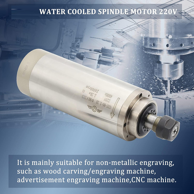 Silnik wrzeciona CNC 2,2 kW 1, – Er20 Collet Chuck Spindle Motor 220V recenzja i cena