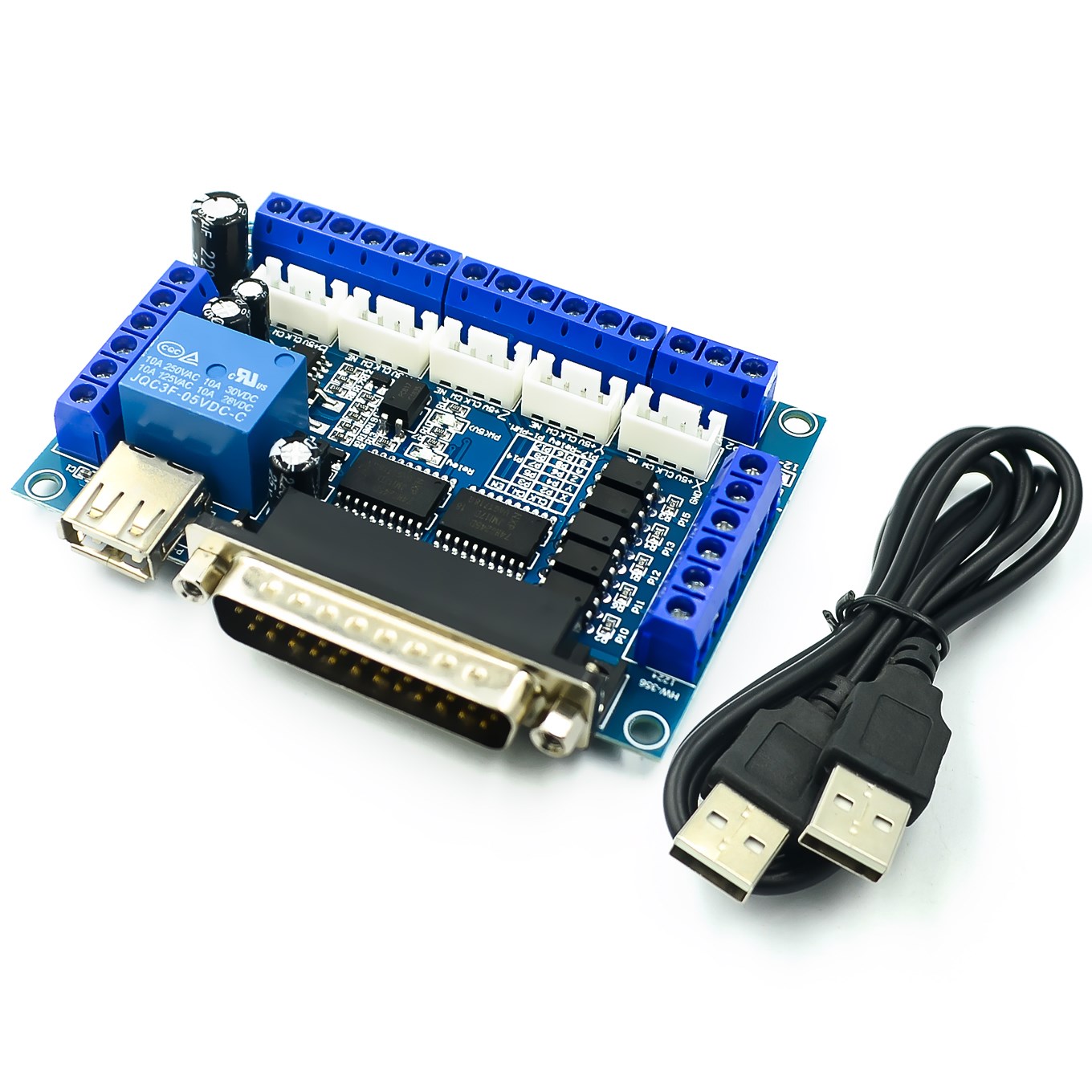 Ulepszony 5-osiowy adapter int – 5 Axis Cnc Breakout Board Interface Mach3 recenzja i cena
