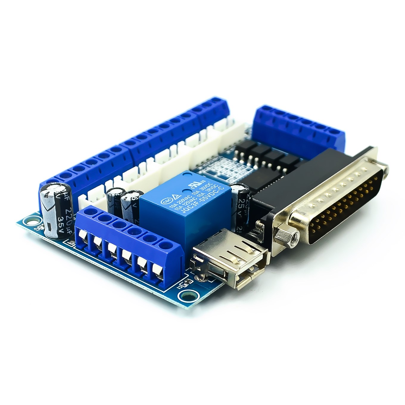 Ulepszony 5-osiowy adapter int – 5 Axis Cnc Breakout Board Interface Mach3 recenzja i cena