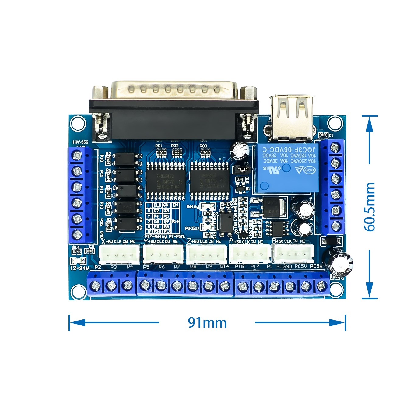 Ulepszony 5-osiowy adapter int – 5 Axis Cnc Breakout Board Interface Mach3 recenzja i cena